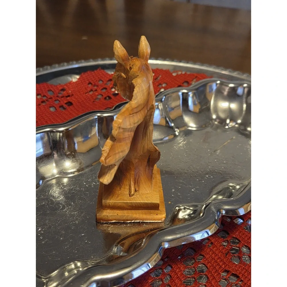 Slifka Sales Co. Small Horse Head Bust, Faux Cedar, Equestrian